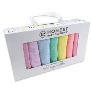 10-Pack EVERYDAY EASY Organic Cotton Washcloths Gift Set