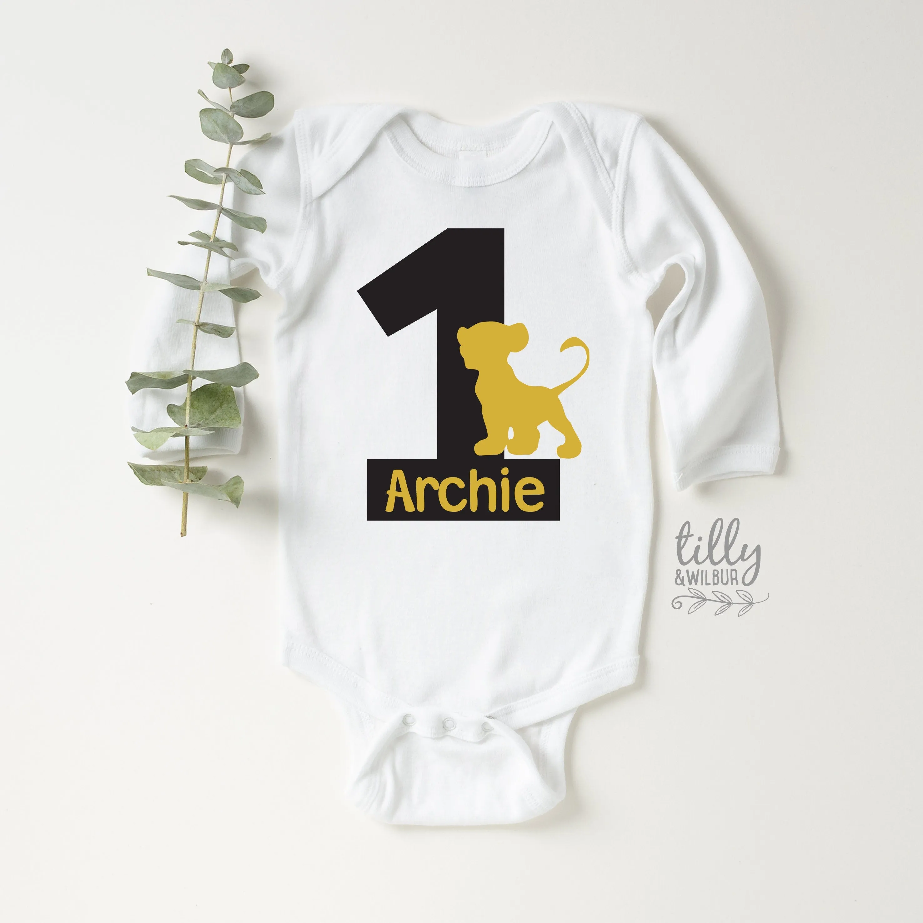 1st Birthday Lion King Onesie