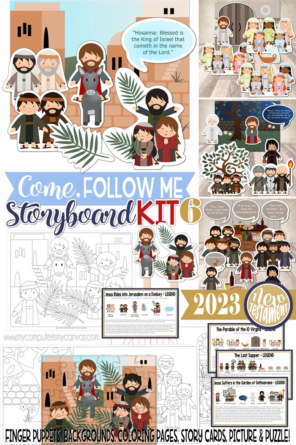 2023 CFM Story Board Kit 6 {NEW Testament} PRINTABLE