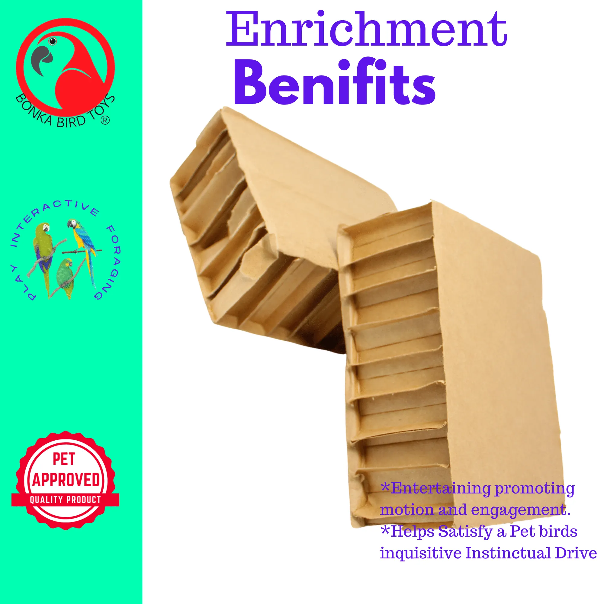 2292 Pk2 Jumbo 8-Inch Cardboard Blocks