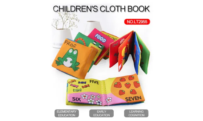 6 Pack Soft Baby Cloth Books