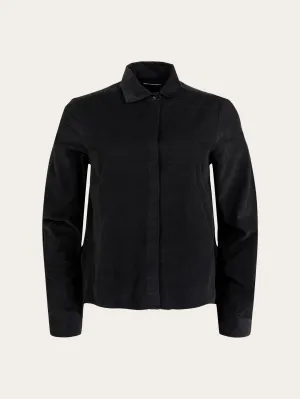 A-shape Corduroy shirt - Black Jet