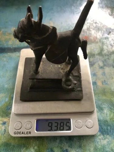 Antique Bronze Tribal Ethnic Horse Statue Sculpture