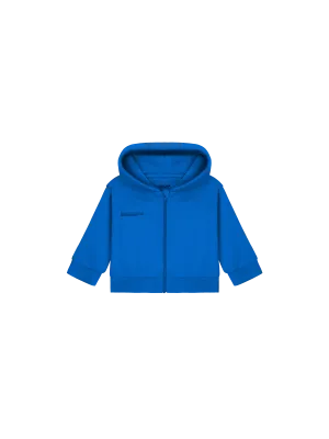 Baby 365 Midweight Zip Up Hoodie—cobalt blue