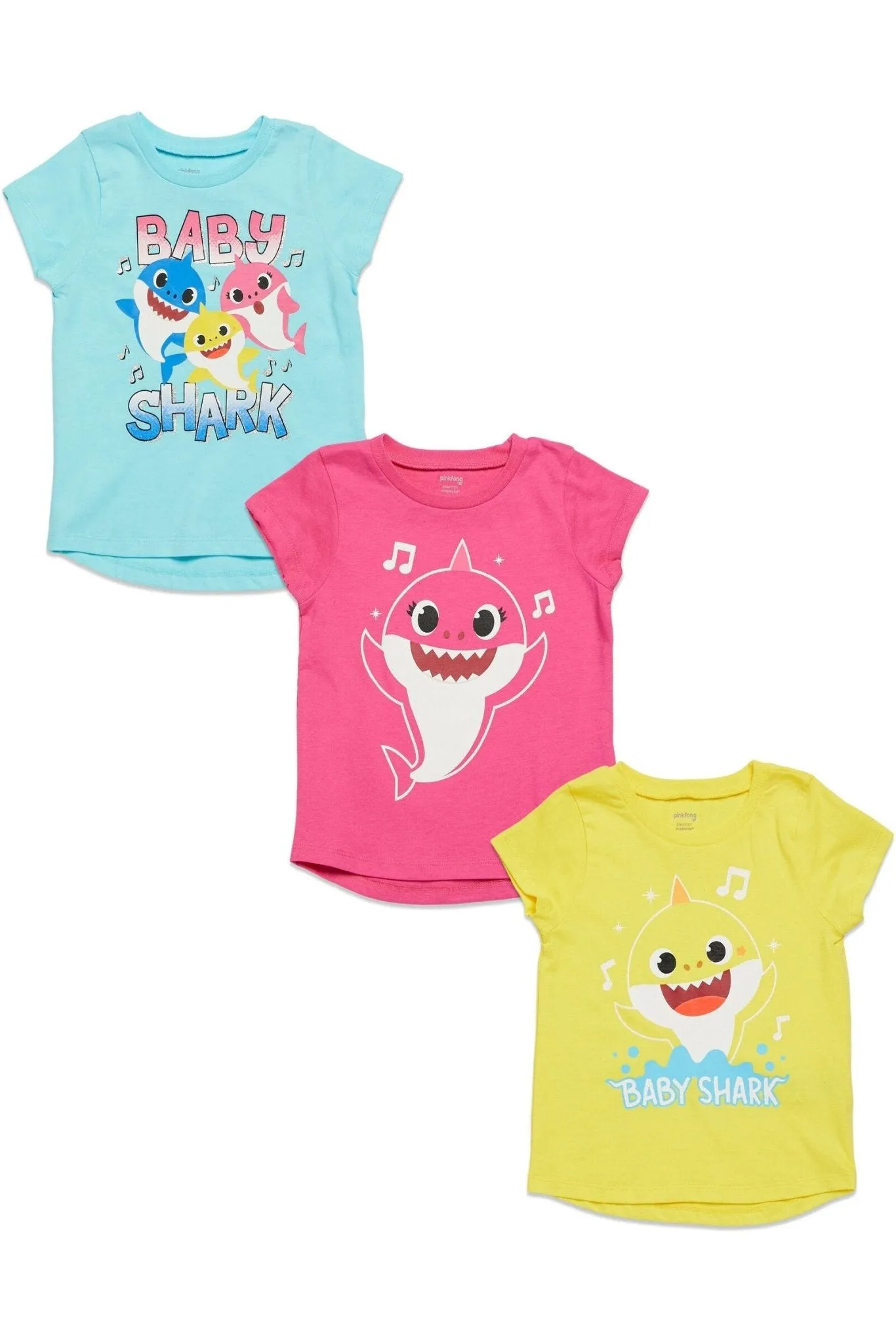 Baby Shark 3 Pack Graphic T-Shirt