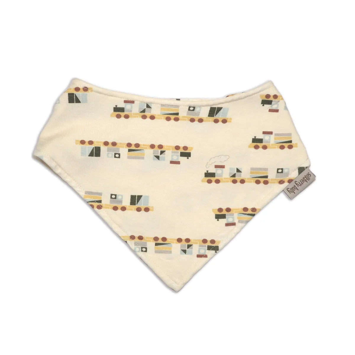 Bamboo Bandana Bib (All Aboard Print)