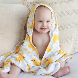 Bamboo Hooded Towel | Rubber Ducks