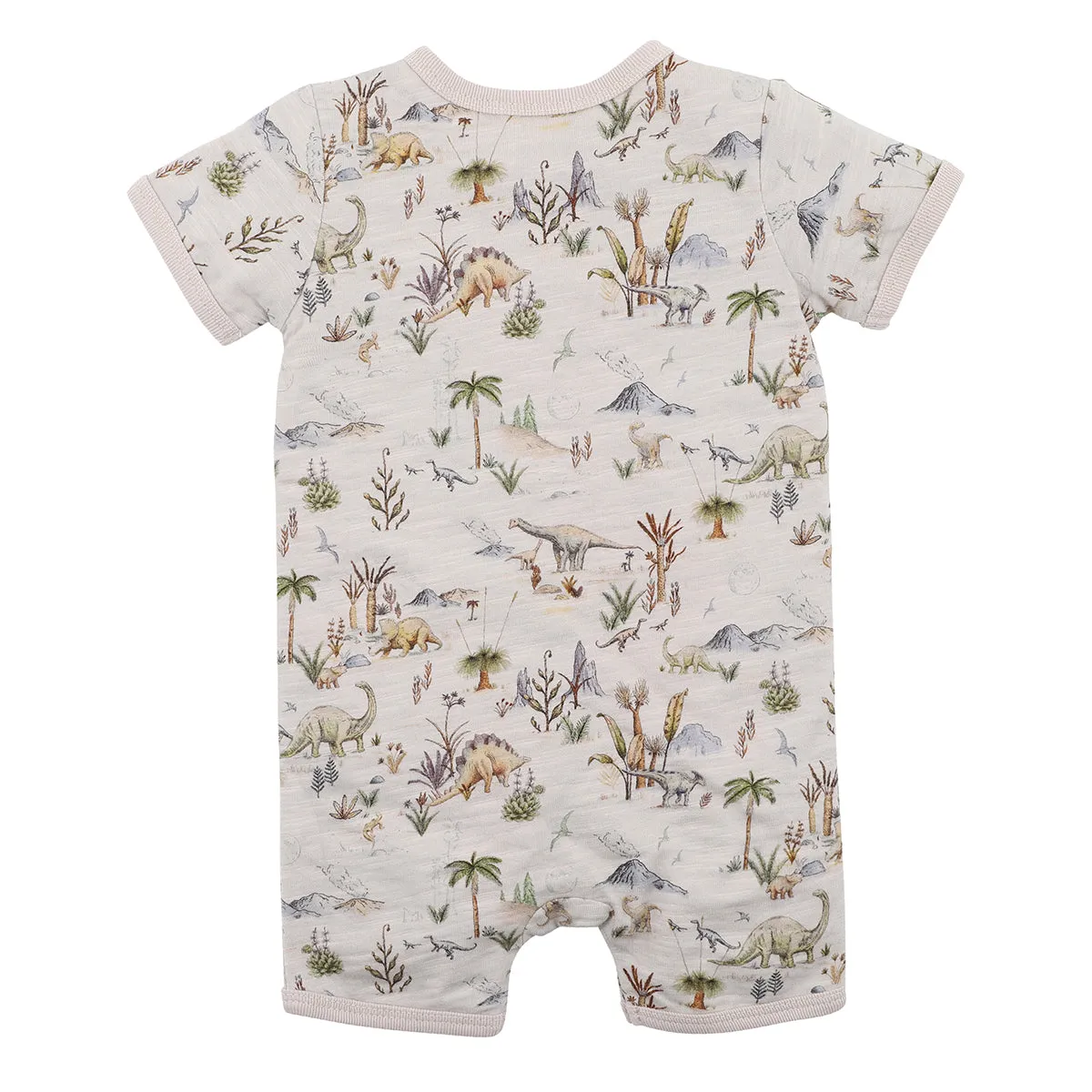 Bebe Emmett Dino Zip Romper (Size NB-1)