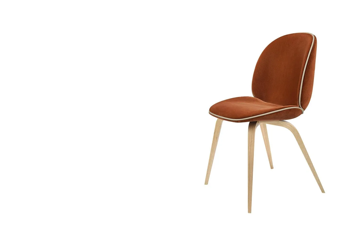 Beetle Dining Chair | Wood Base