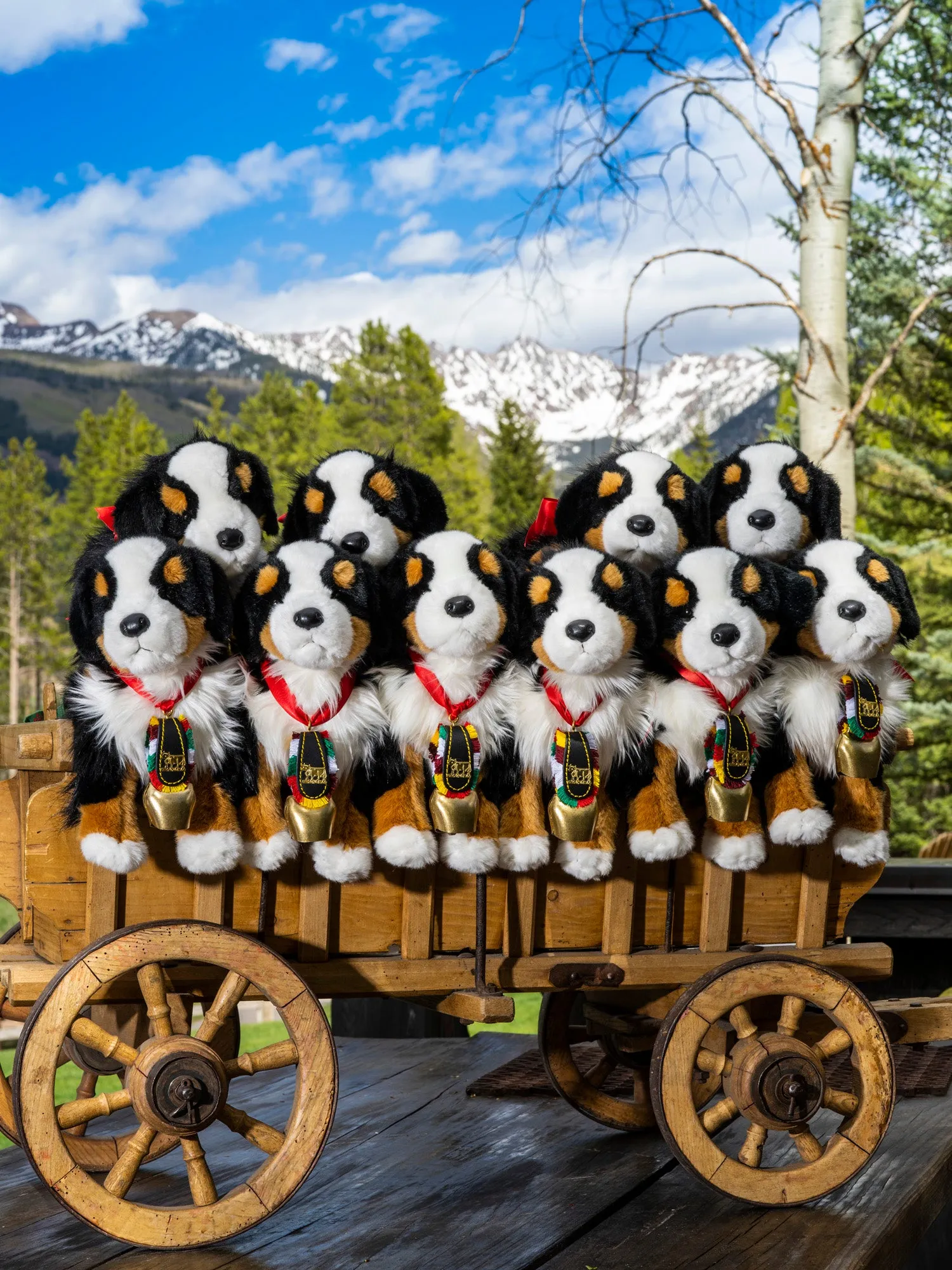 Bernese Ben With Bell Stuffed Animal