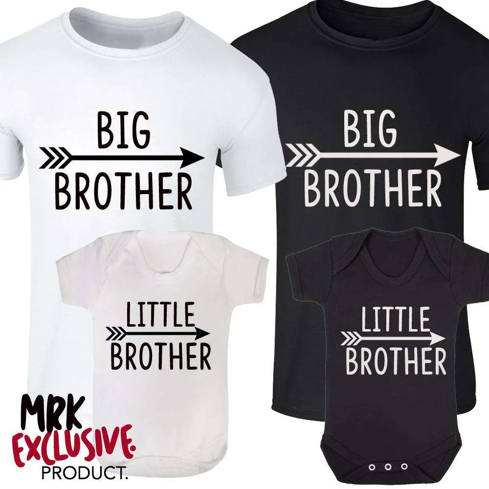 Big Bro/Little Bro Arrow Tee & Rompers (MRK X)