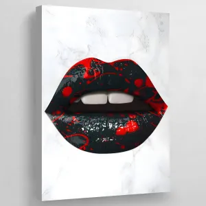 Black Lips Wall Art