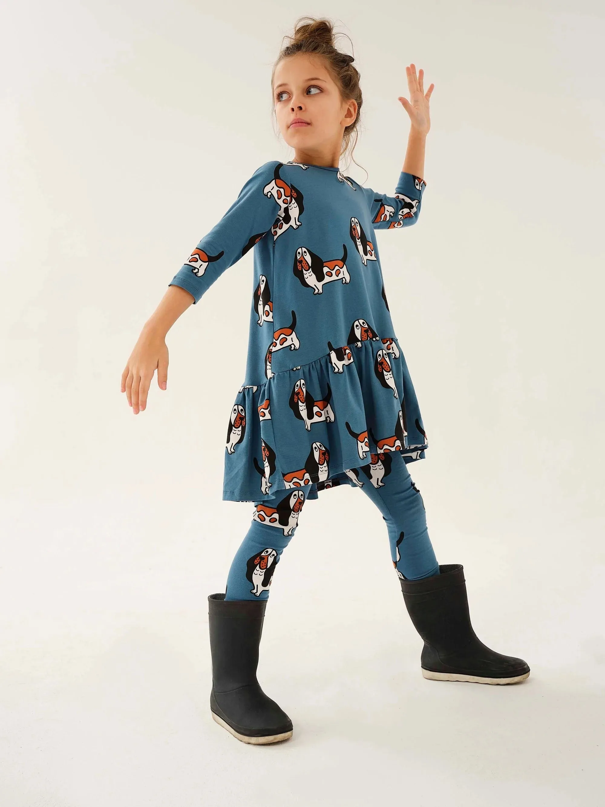 Blue Basset Dancing Dress