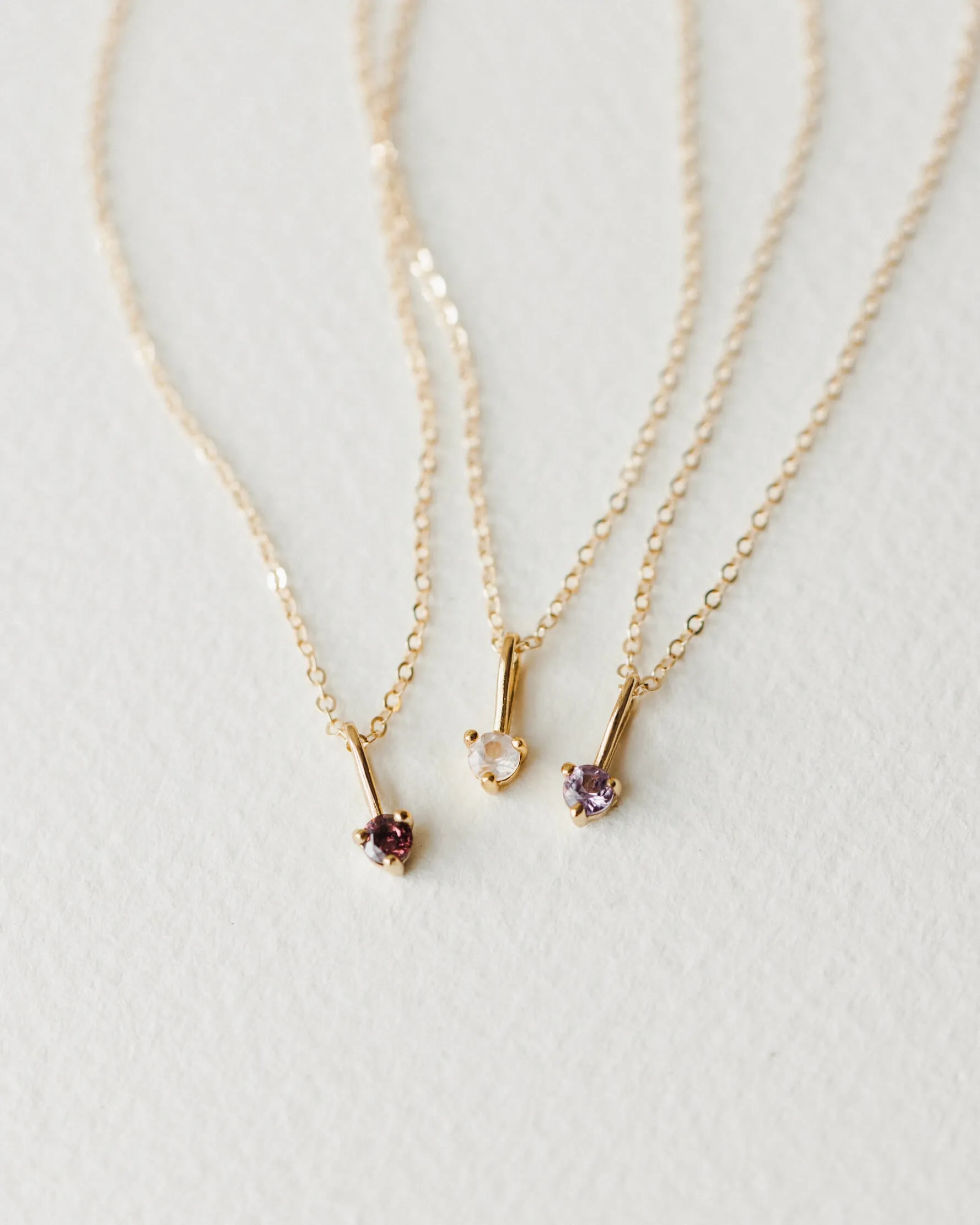 Bridesmaid Gemstone Necklace Set