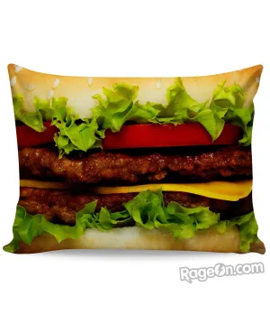 Burger Pillow Case