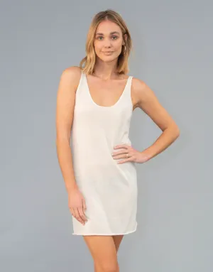 Cashmere Slip Dress in Ivory