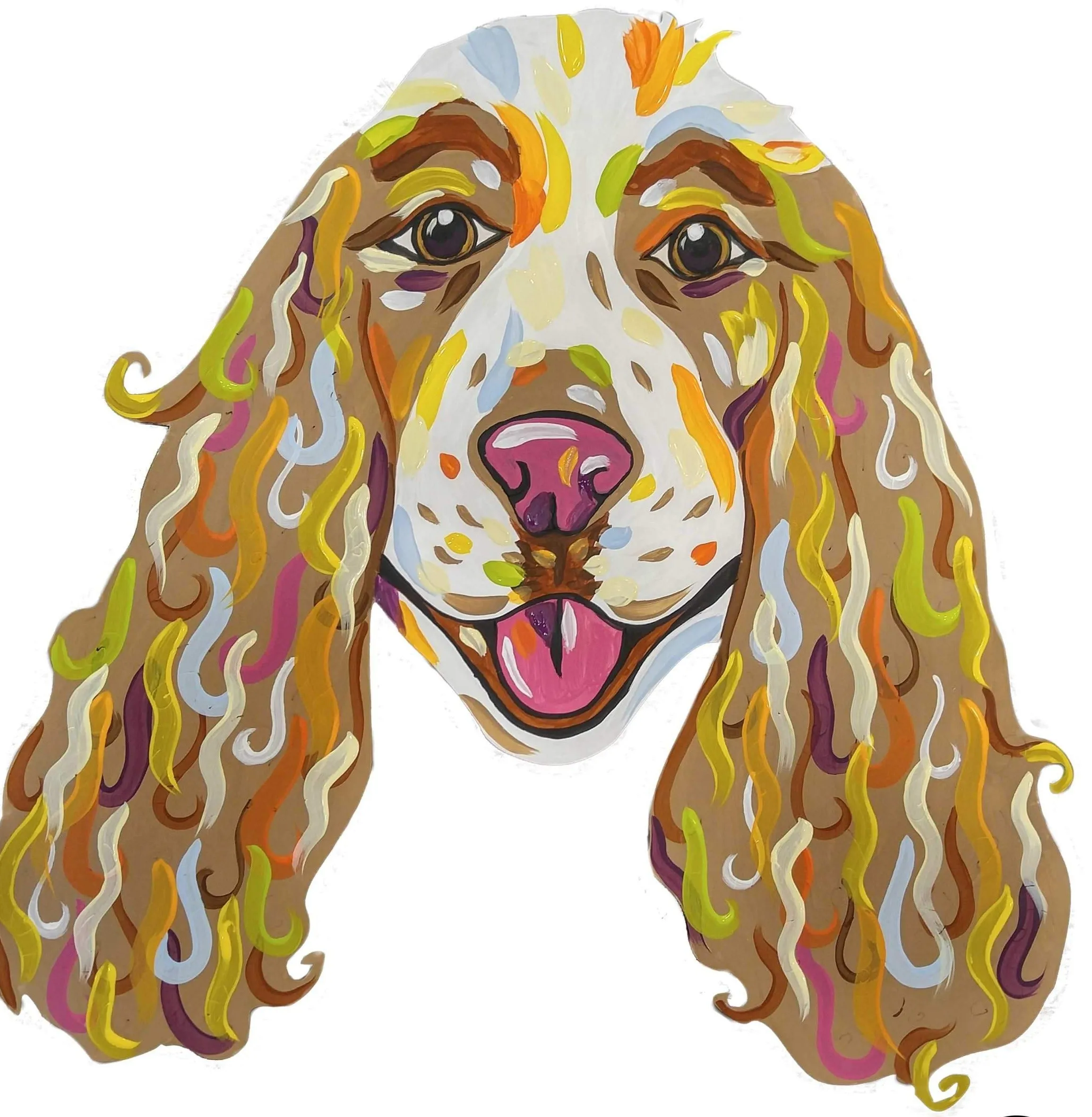 Cocker Spaniel-DIY Pop Art Paint Kit