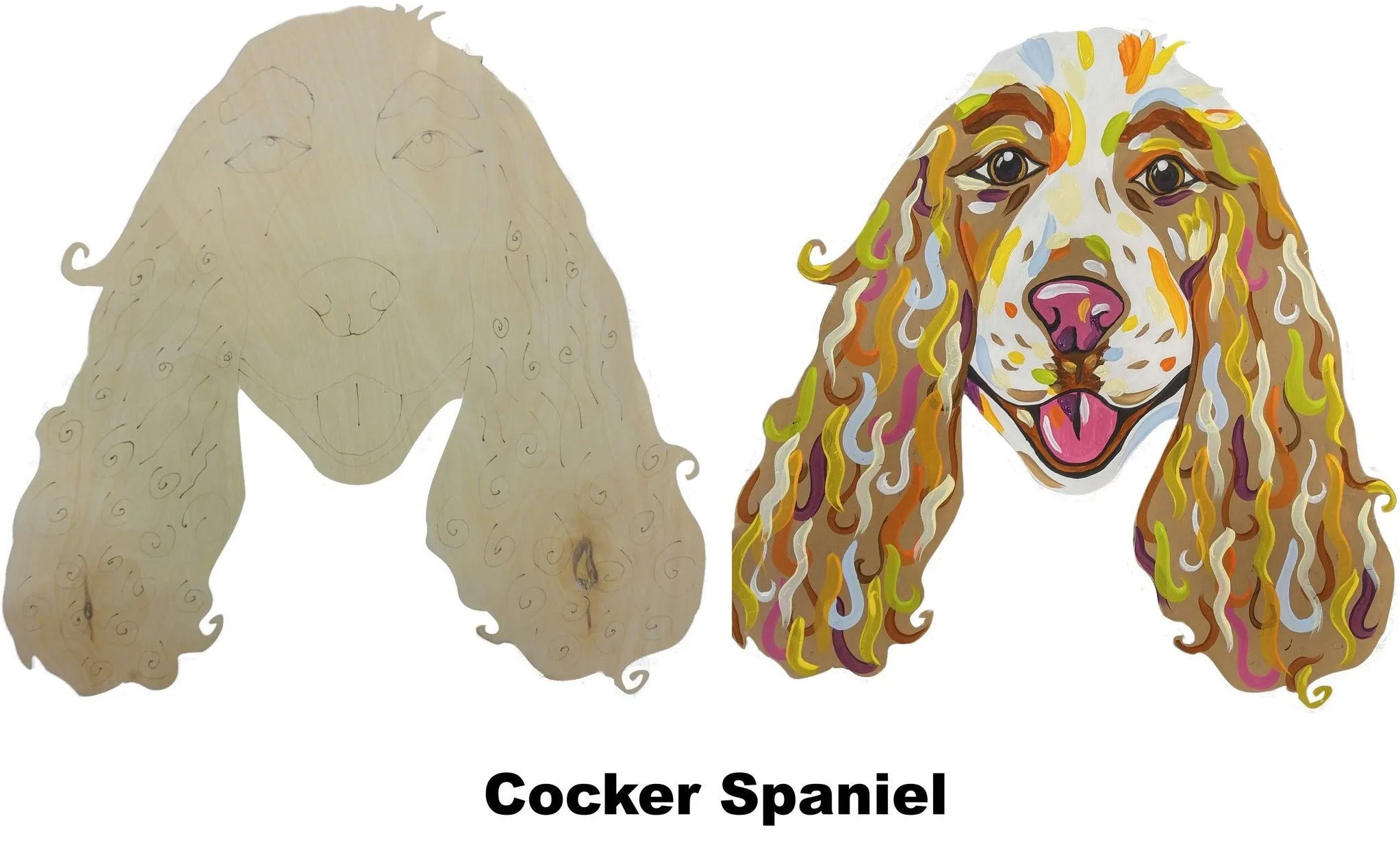 Cocker Spaniel-DIY Pop Art Paint Kit