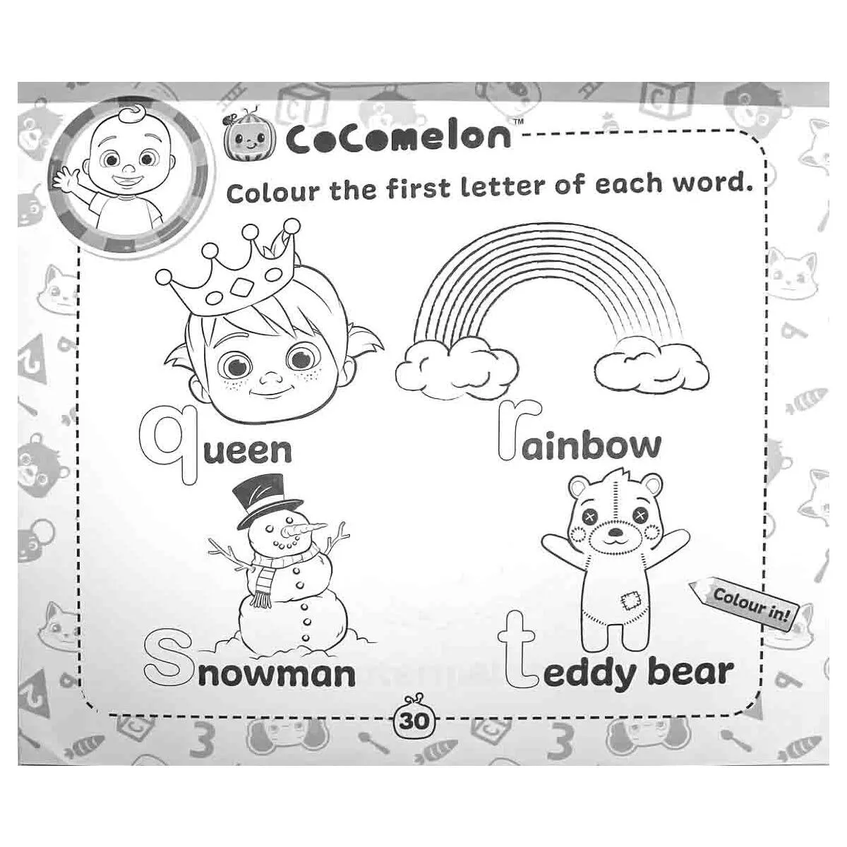 CoComelon ABC Fun Educational Colouring Pad