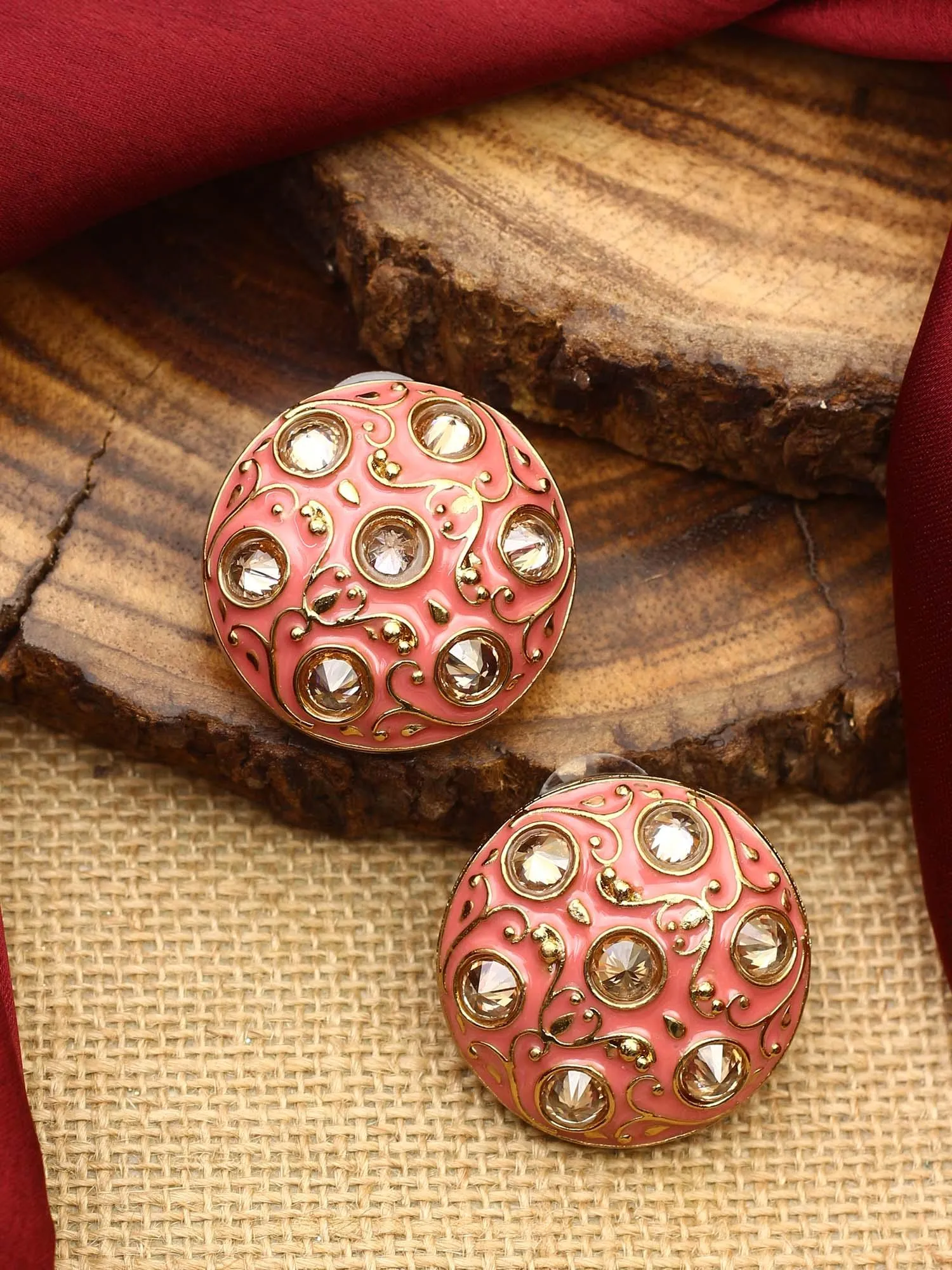 Coral Astra Studs