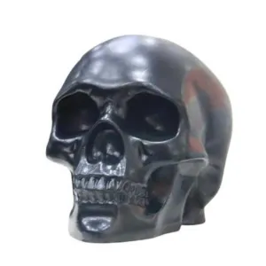 Dark skull sculpture