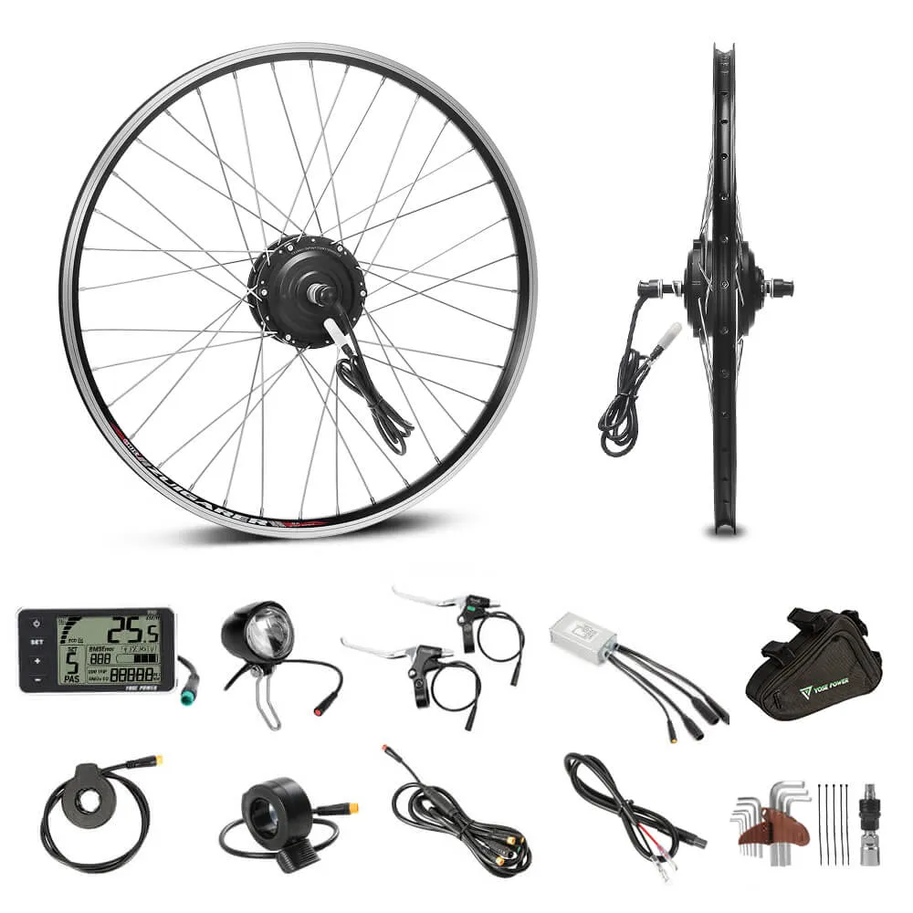 E-Bike Conversion Kit 36V 250W 26"/28" (700C) Front Motor Kit Bicycle E-Bike Hub Motor