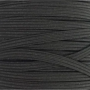 Elastic 1/4-inch Black - 4 yards