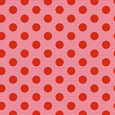 Fabric from Tilda, DOTs Collection, Medium Dots Salmon 130028