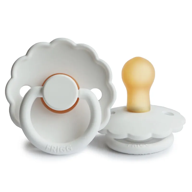 Frigg Daisy Pacifier - White 2 Pack