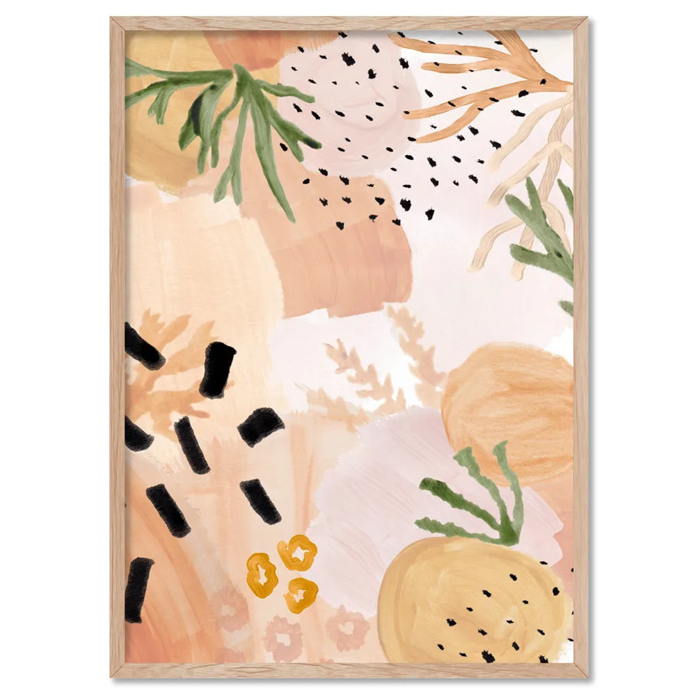 Garden of Earthly Delights | Peach III - Art Print