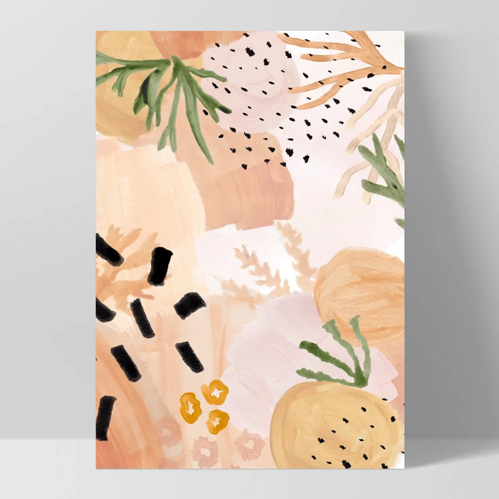 Garden of Earthly Delights | Peach III - Art Print