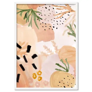 Garden of Earthly Delights | Peach III - Art Print