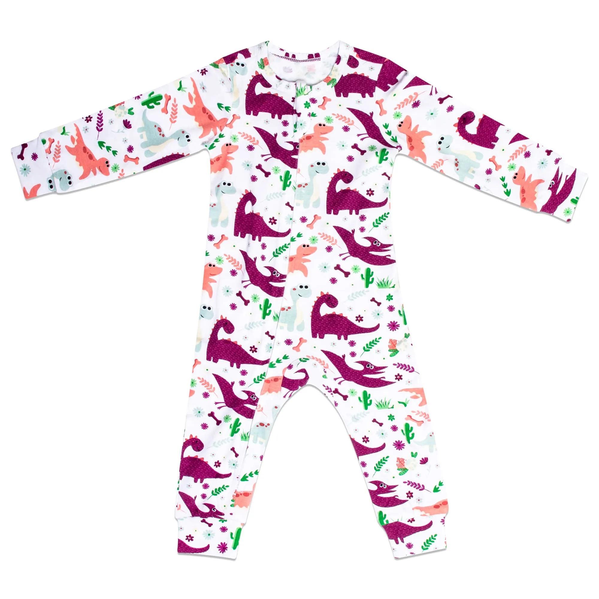 Girl Dino One-Piece Pajama