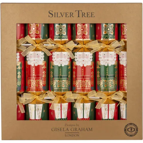 Gisela Graham Nutcracker Eco Christmas Crackers