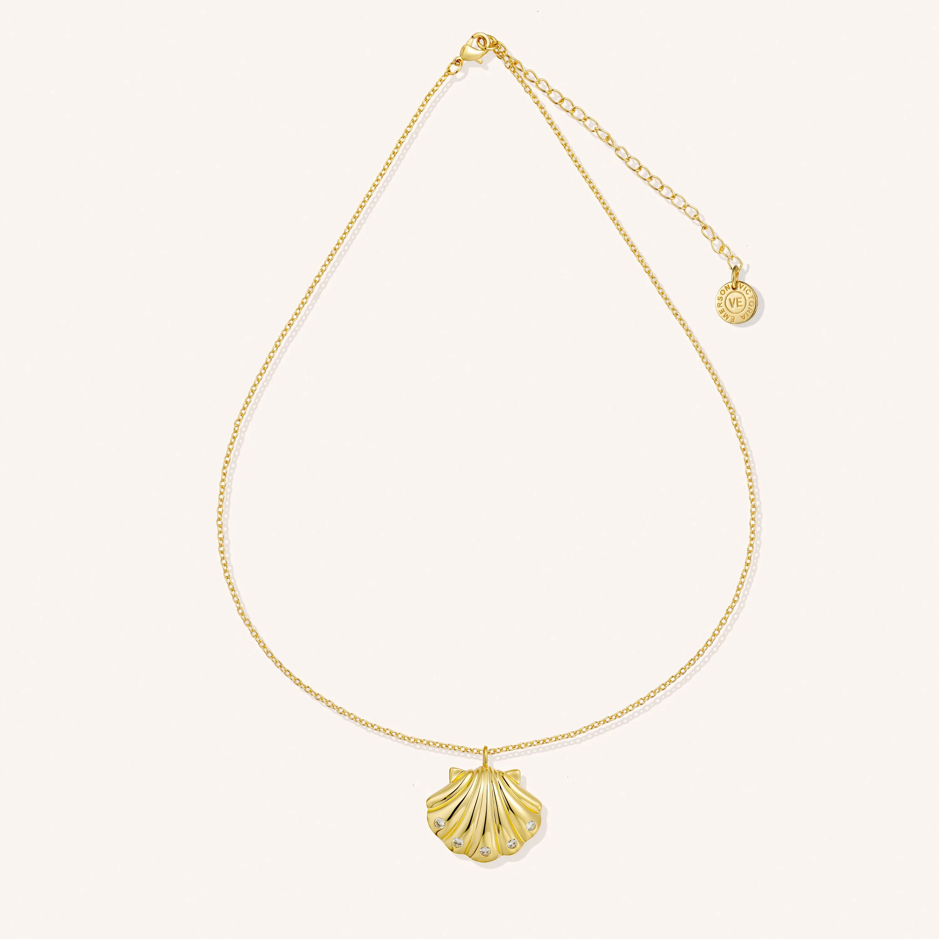 Golden Seashell Necklace