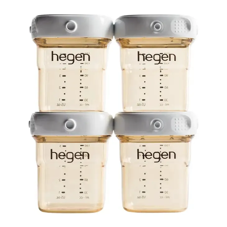 Hegen 5oz/150ml Breastmilk Storage Container - 4 PACK