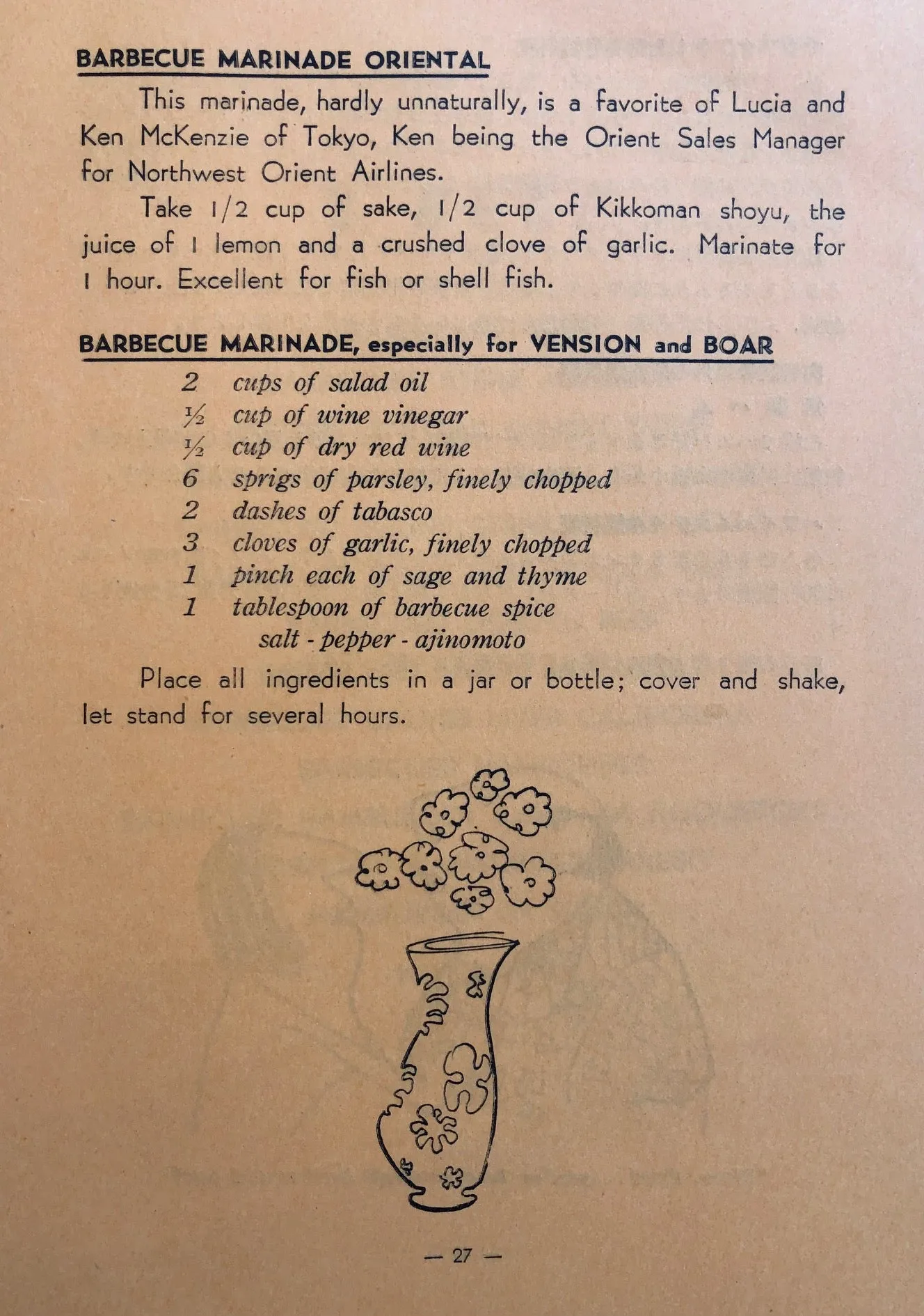 (Japanese) George Engler. Hibachi Barbecue in the American Manner: A Collection of Recipes from the Kitchens of George's Tokyo.