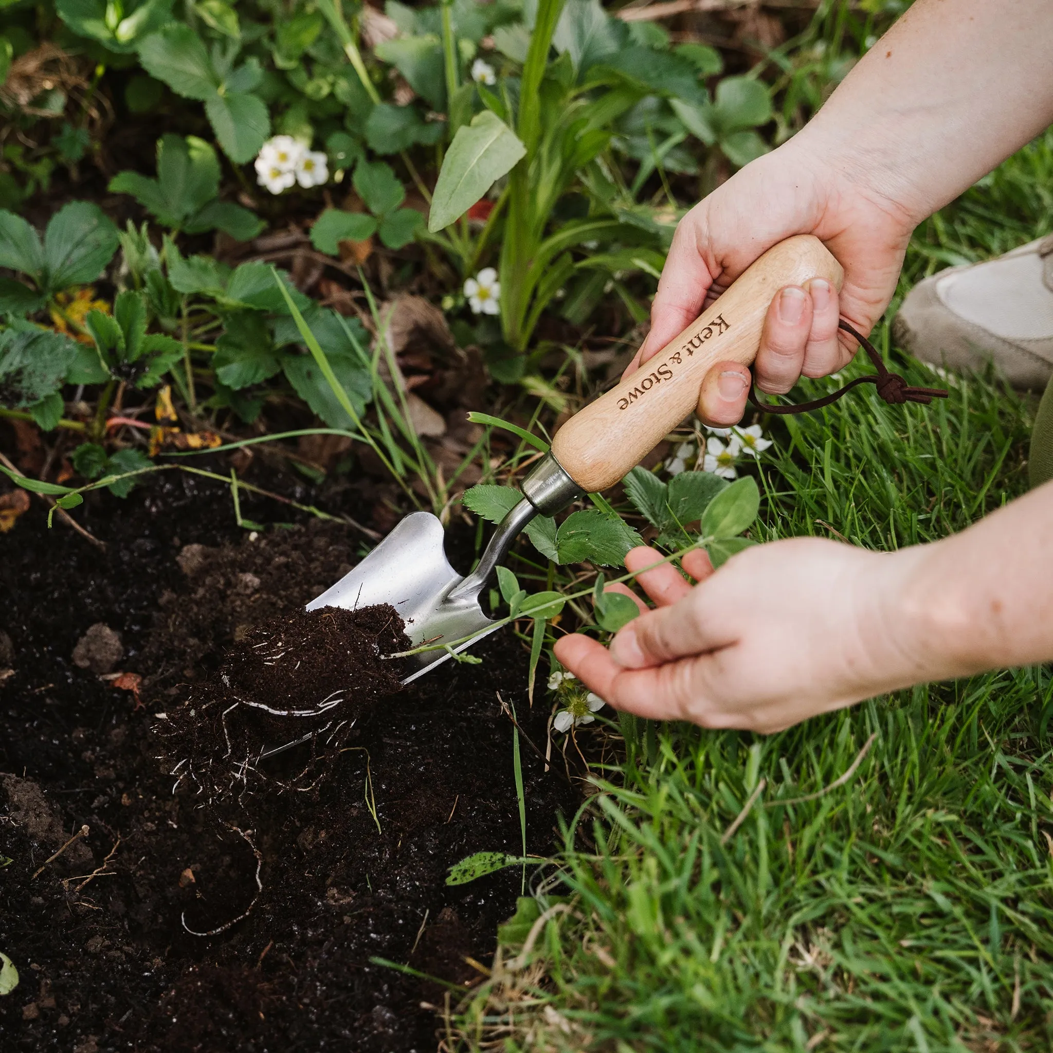 Kent & Stowe Stainless Steel Hand Transplanting Trowel