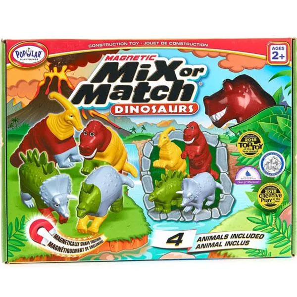 Magnetic Mix or Match Dinosaurs (with T-Rex)