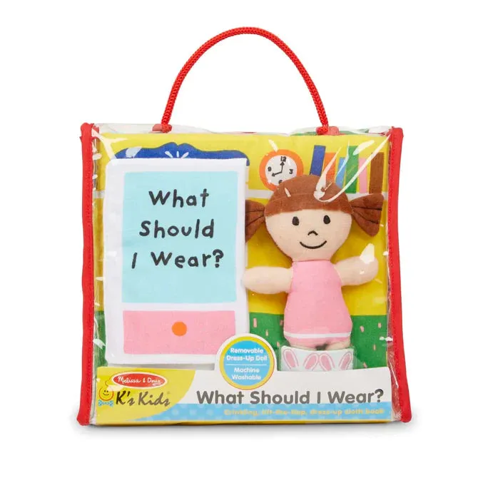 Melissa & Doug Soft Activity Book - What Should I Wear?