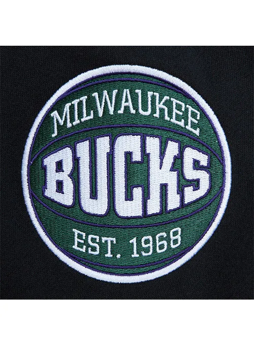 Mitchell & Ness HWC All Over Crew 2.0 Milwaukee Bucks Crewneck Sweatshirt