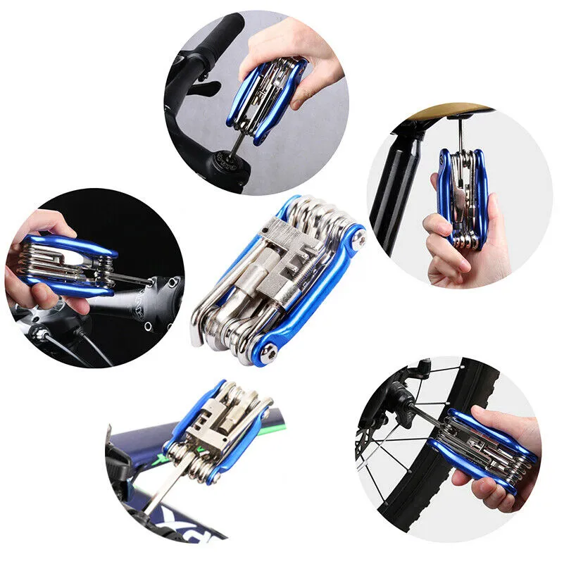 Multifunction Portable 11-in-1 Bike Repair Tool Kits