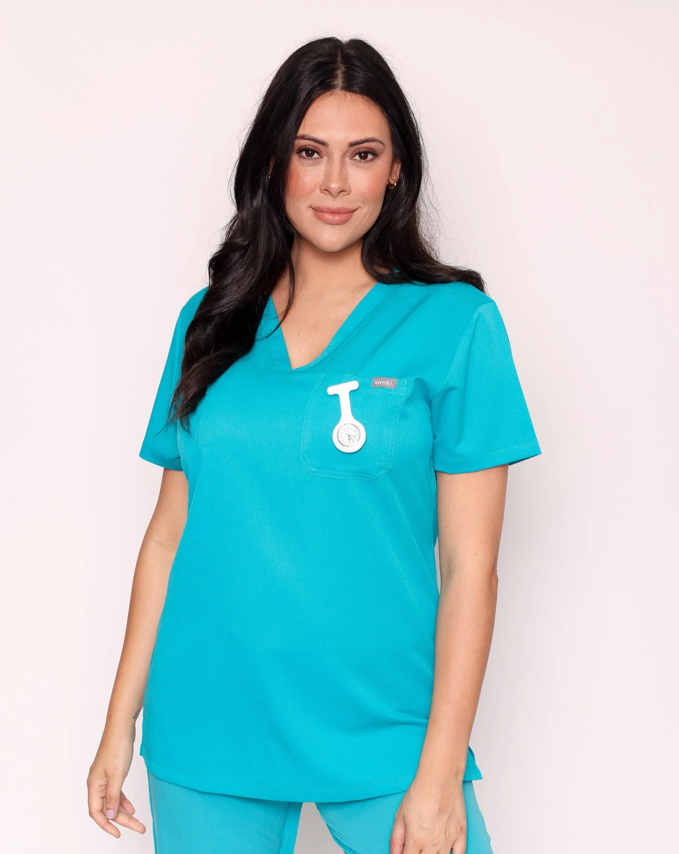 Nova Modern Scrub Top