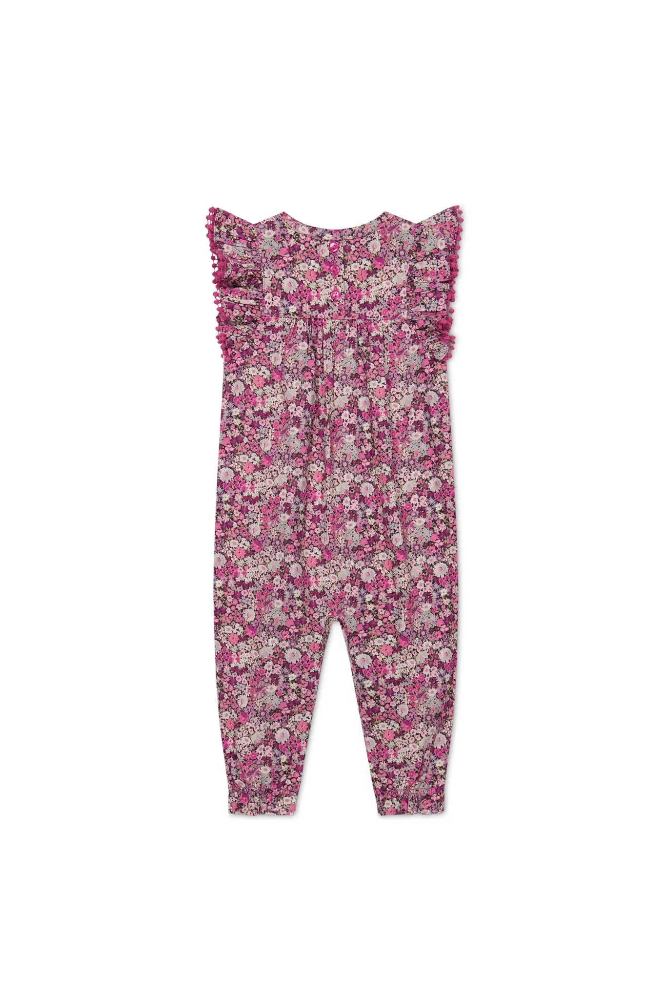 Organic Cotton Martha Playsuit - Garden Print