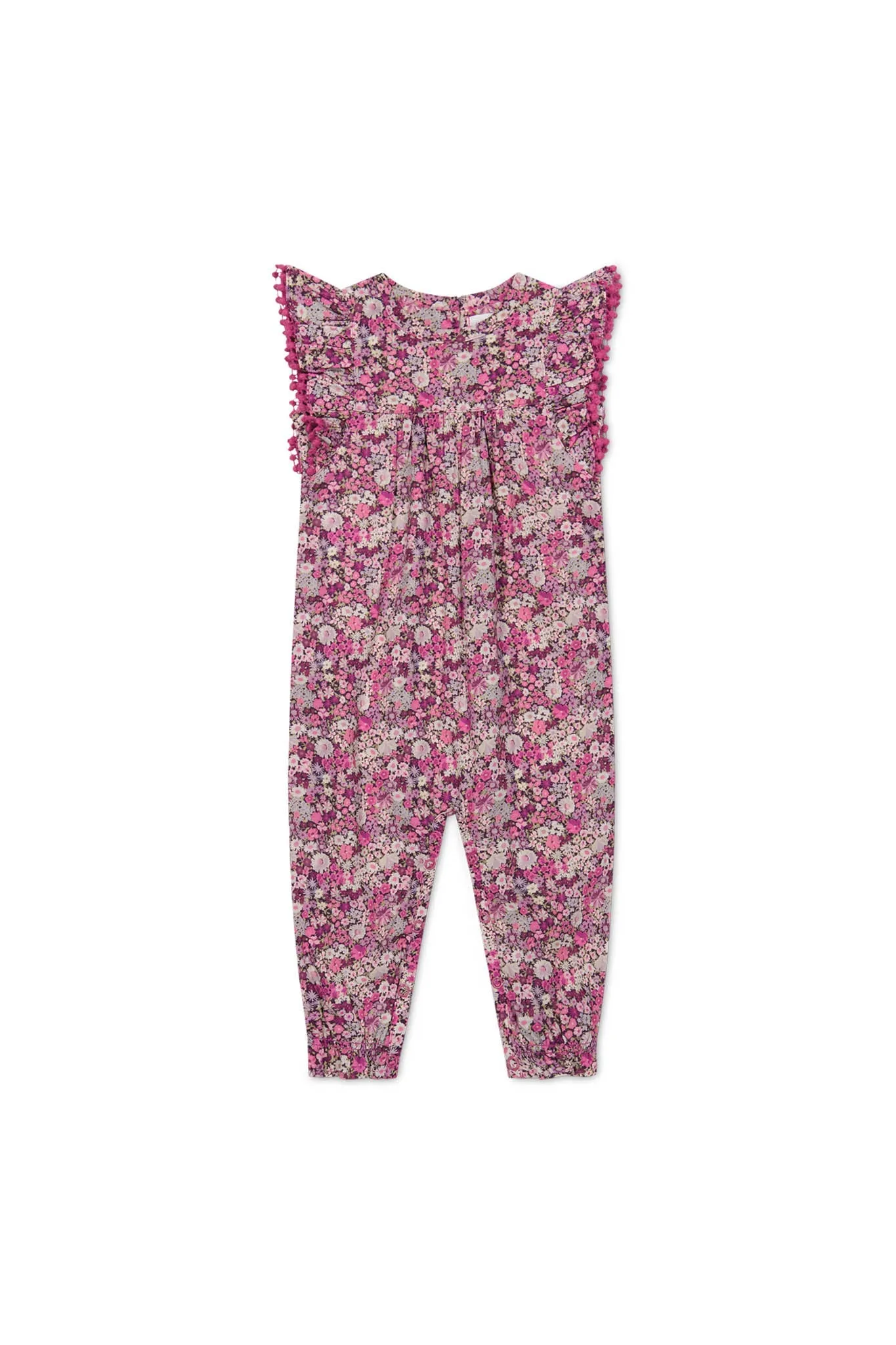 Organic Cotton Martha Playsuit - Garden Print