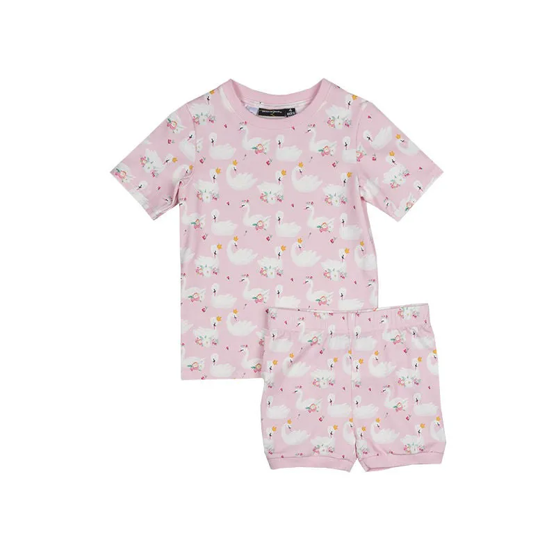 Rock Your Kid Swans SS PJ Set