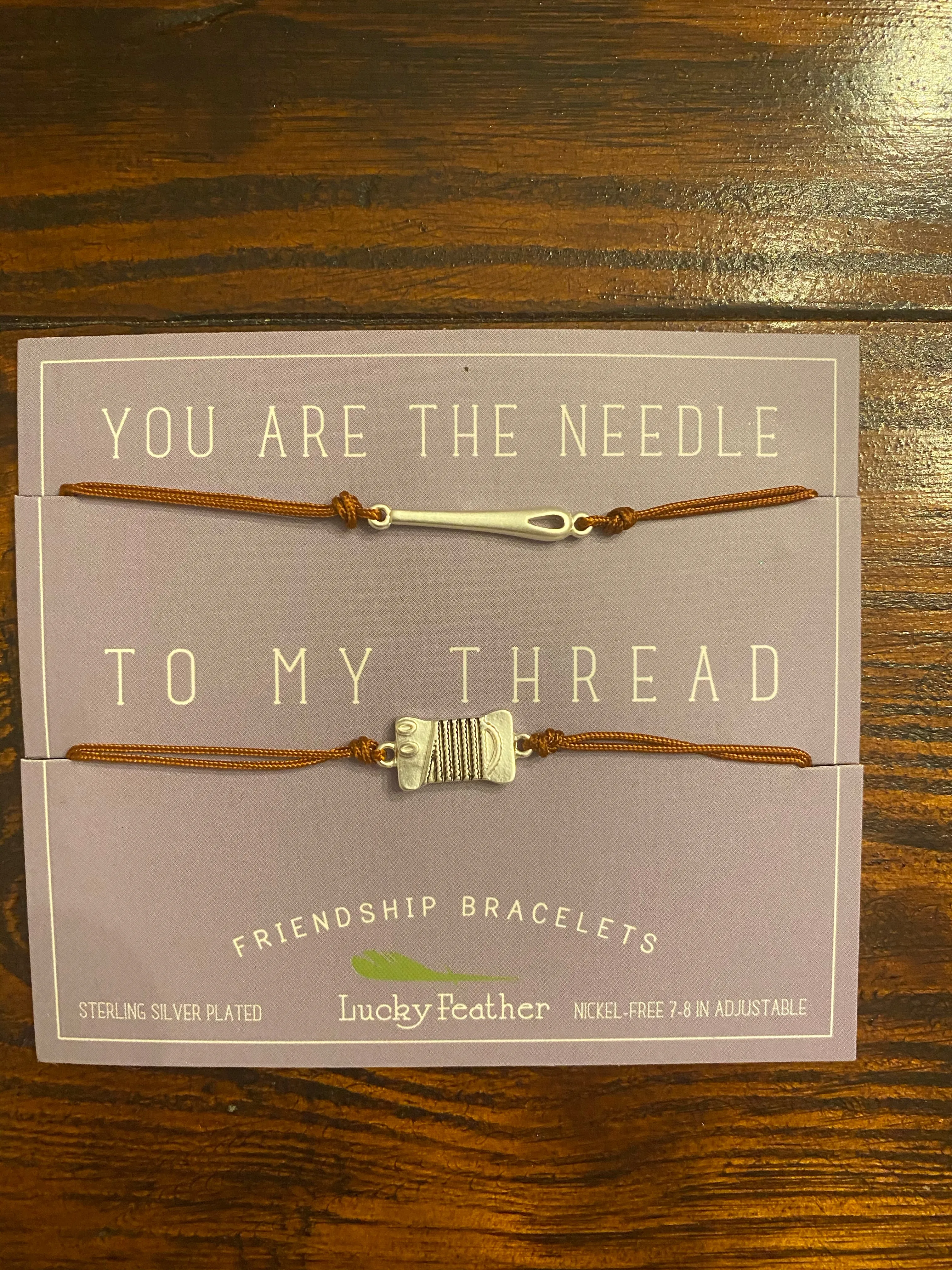 Sentiment Friend Bracelet Options