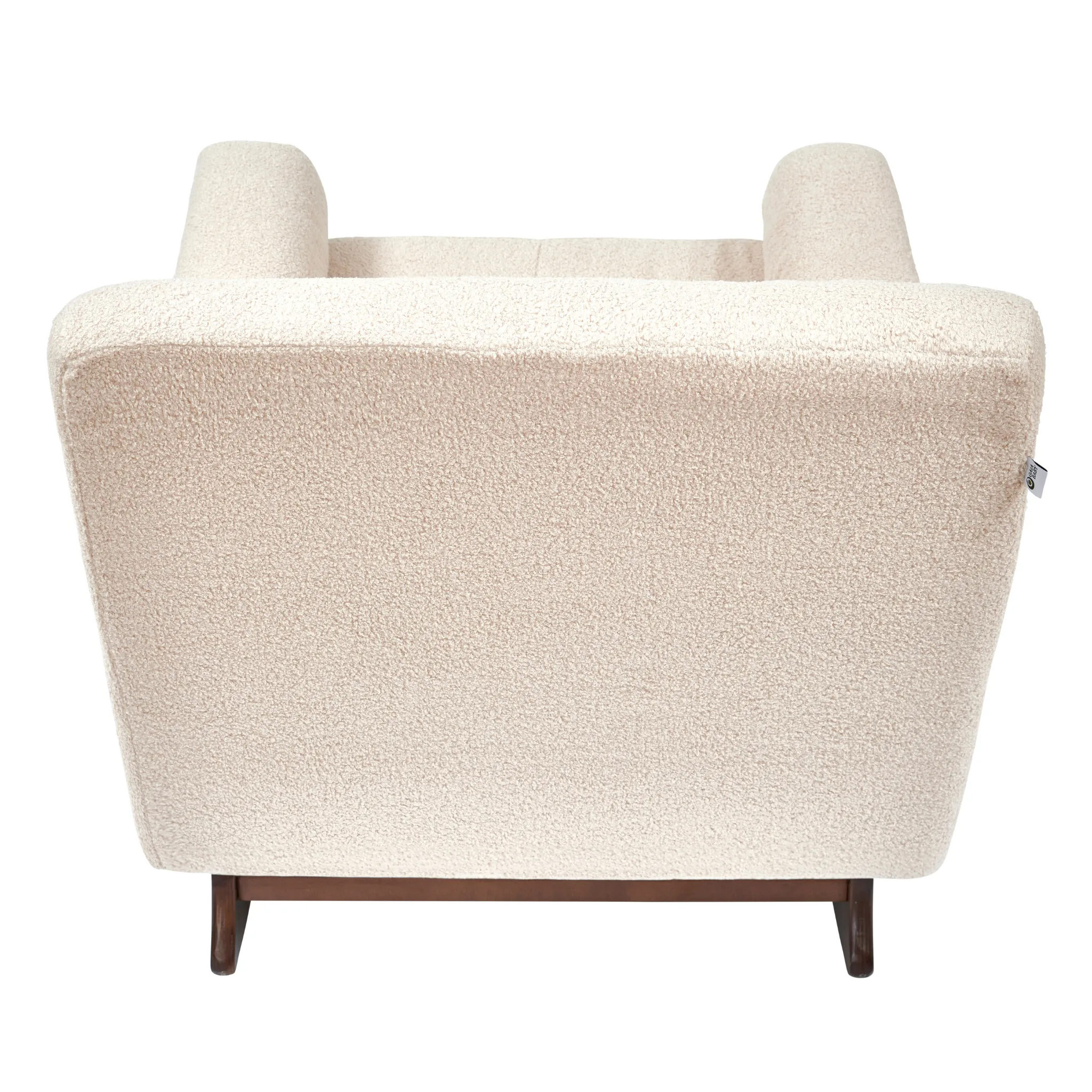 Serena Rocking & Nursing Chair - Biscuit Bouclé And Walnut