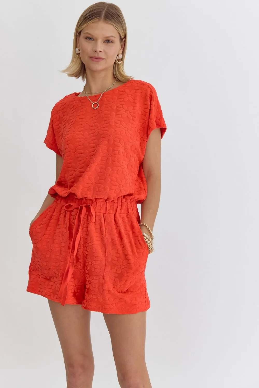 Stacey Terrycloth Romper