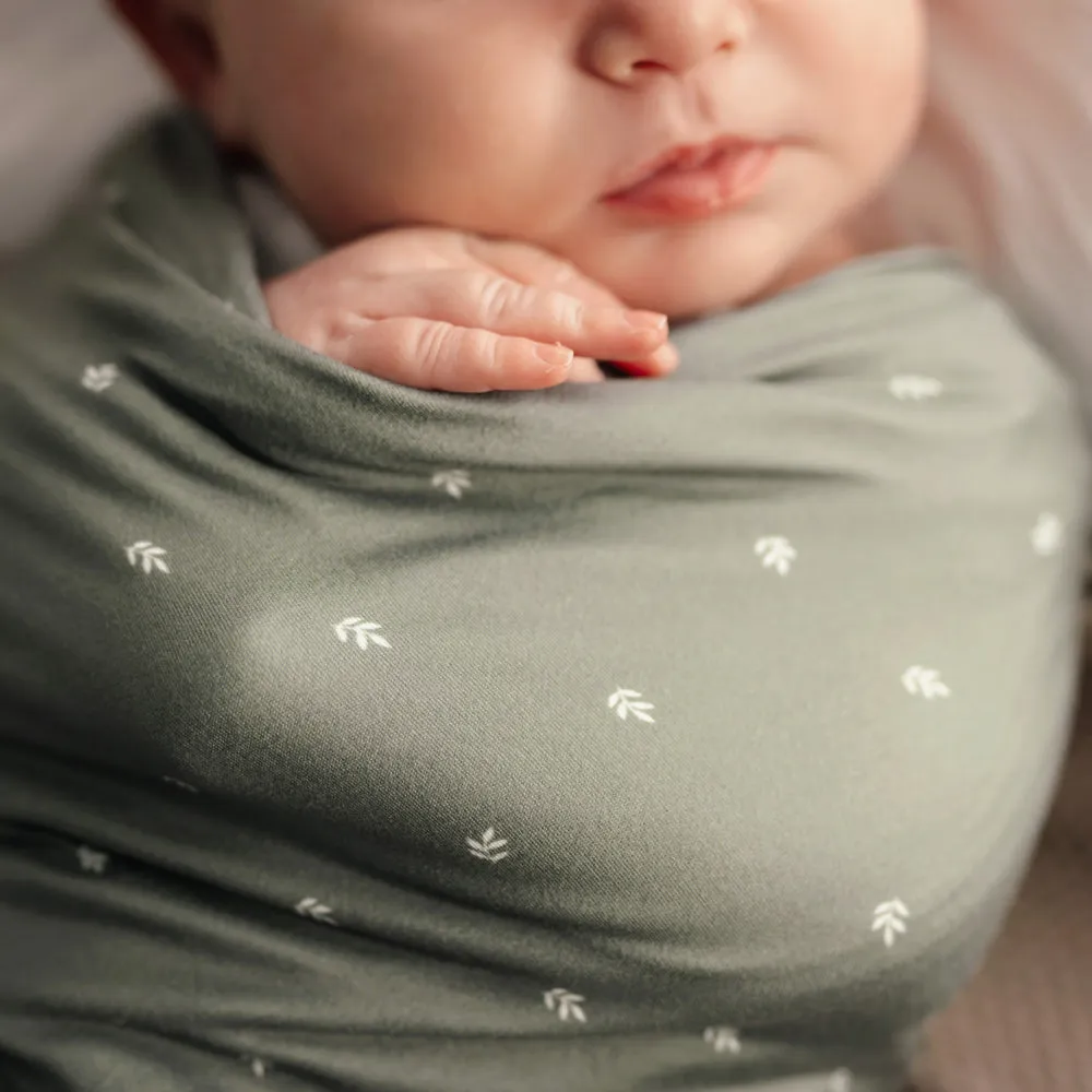 Stretchy Swaddle | Earthy Sage